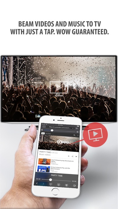 Tubio - Cast Web Videos to TV App Store screenshot 1