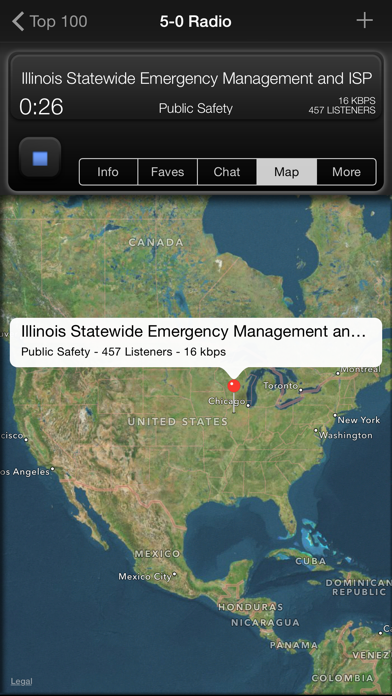 5-0 Radio Pro Police Scanner App Store screenshot 1