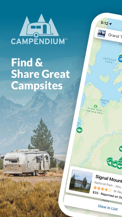 Campendium - RV & Tent Camping App Store screenshot 1
