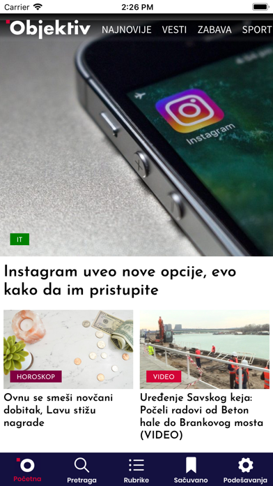 Objektiv App Store screenshot 1