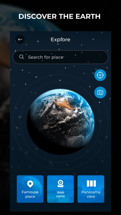 Globe Earth 3D - Live Map App Store screenshot 1