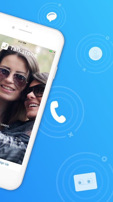 Talkatone: WiFi Text & Calls App Store screenshot 2