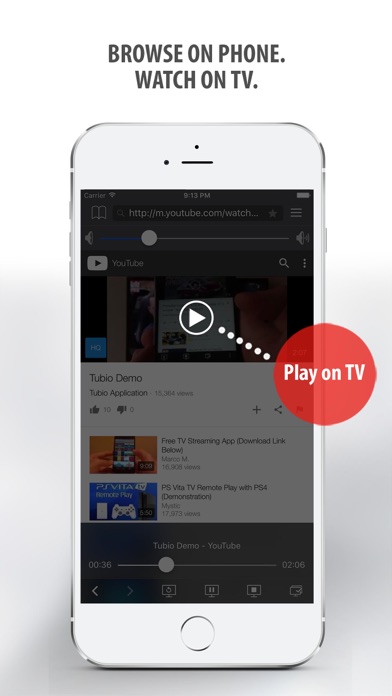 Tubio - Cast Web Videos to TV App Store screenshot 2
