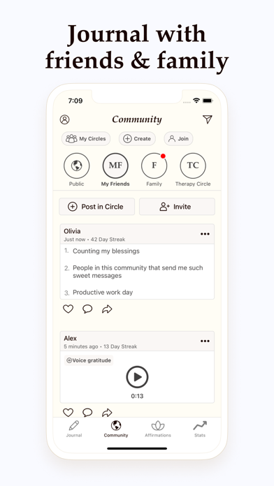 Gratitude Plus – Journal App Store screenshot 2