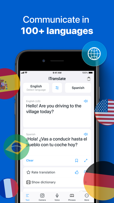 iTranslate Translator App Store screenshot 1
