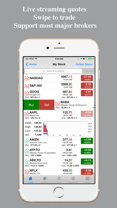 Stocks Tracker:Real-time stock App Store screenshot 1