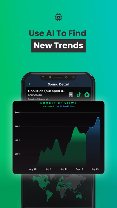 TrendTok Analytics & Tracker App Store screenshot 1
