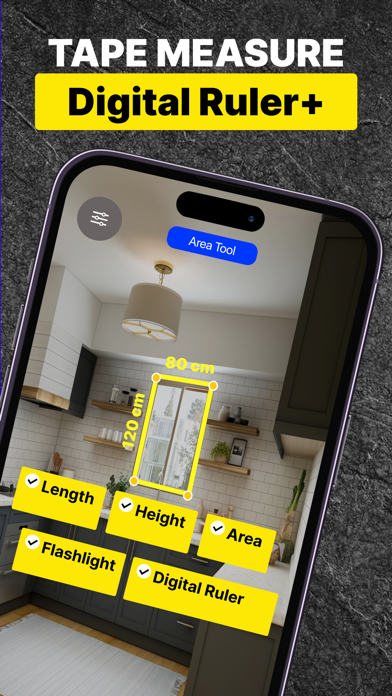 Measuring Tape+ Measure AR app App Store screenshot 1