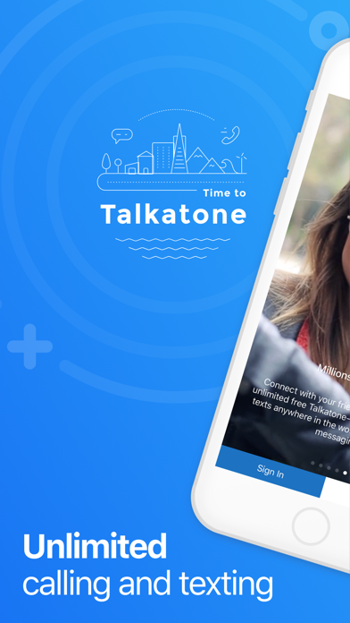 Talkatone: WiFi Text & Calls App Store screenshot 1