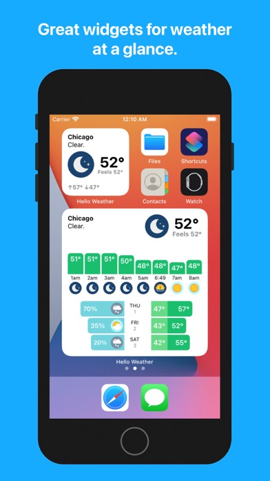 Hello Weather App Store screenshot 2