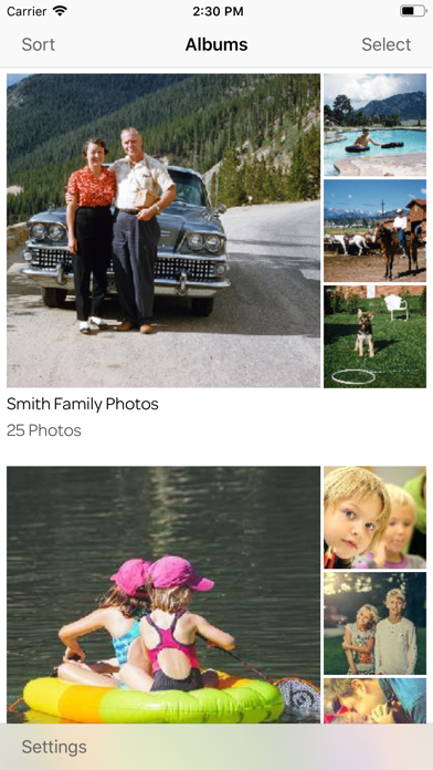 iMemories App Store screenshot 1