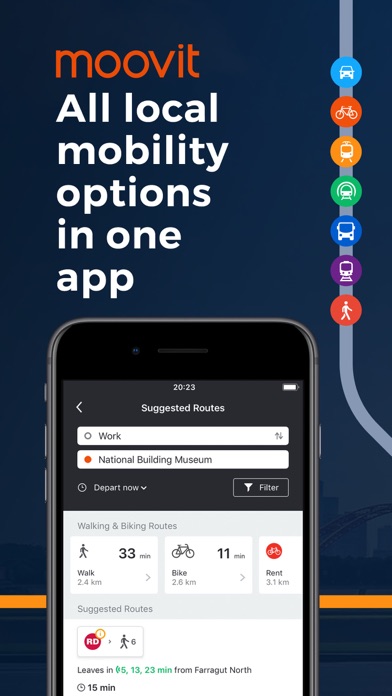 Moovit: Bus & Transit Tracker App Store screenshot 1