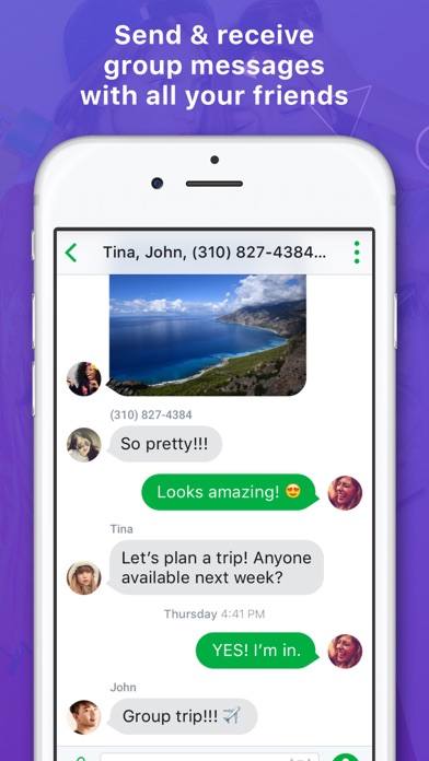 Nextplus: Private Phone Number App Store screenshot 2
