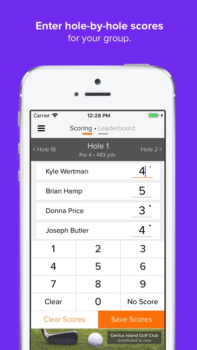 Golf Genius App Store screenshot 2