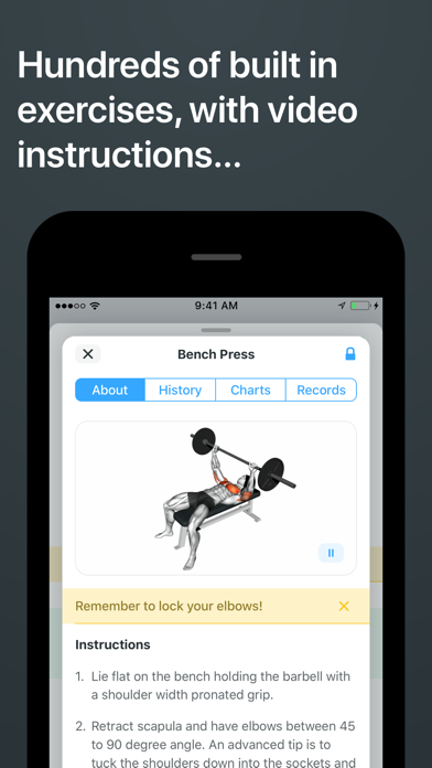 Strong Workout Tracker Gym Log App Store screenshot 2