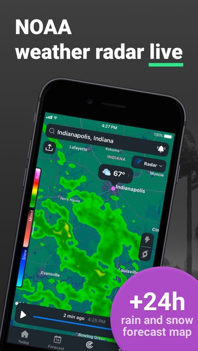 Clime: NOAA Weather Radar Live App Store screenshot 1