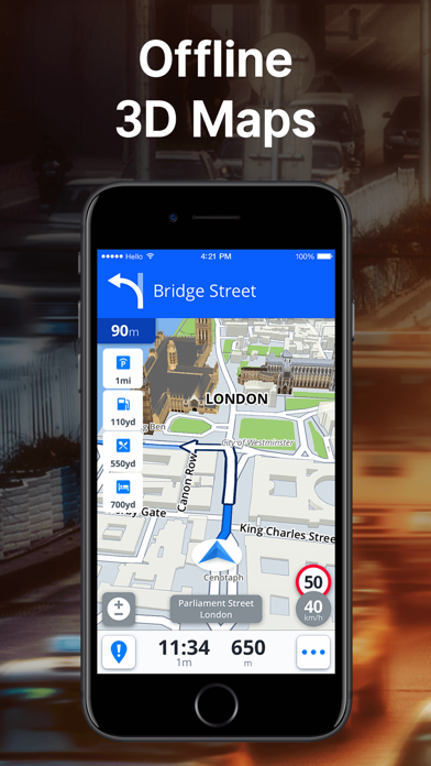 Sygic GPS Navigation & Maps App Store screenshot 2