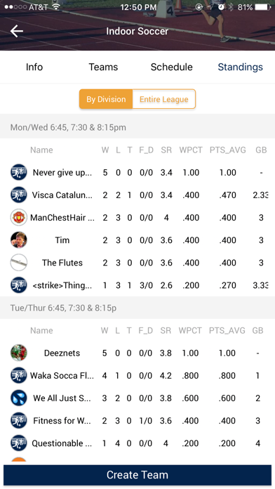 IMLeagues App Store screenshot 2