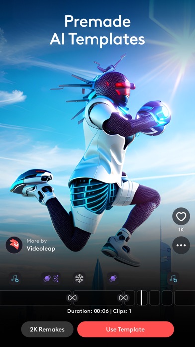 Videoleap: AI Video Editor App Store screenshot 2