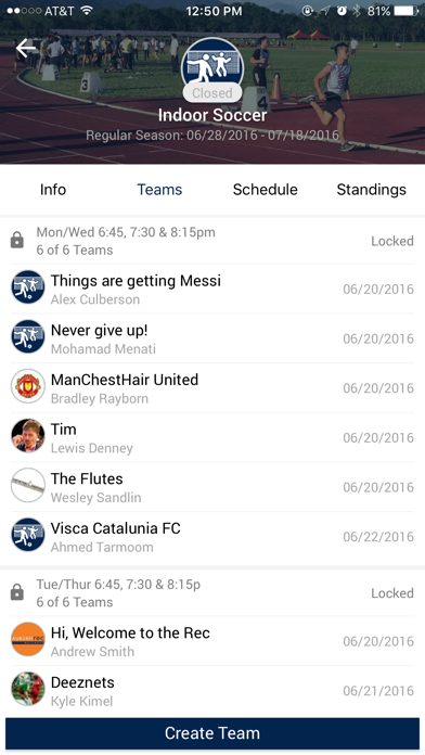 IMLeagues App Store screenshot 1