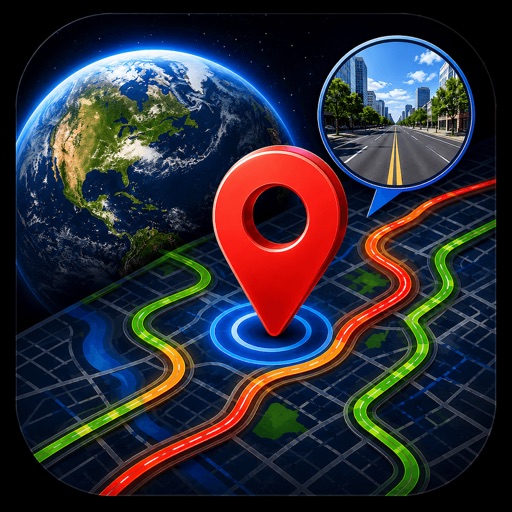Live Traffic : Open Street Map app icon
