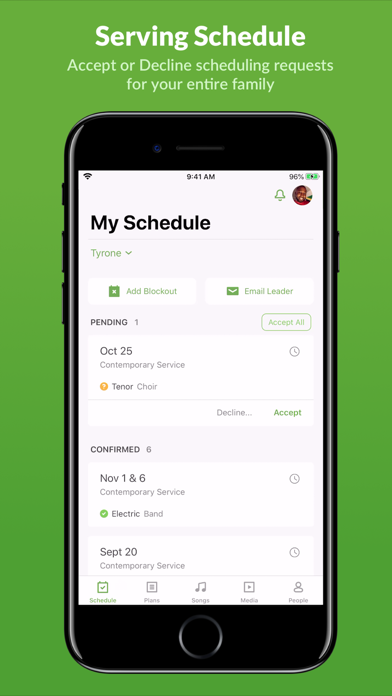 Planning Center Services App Store screenshot 1