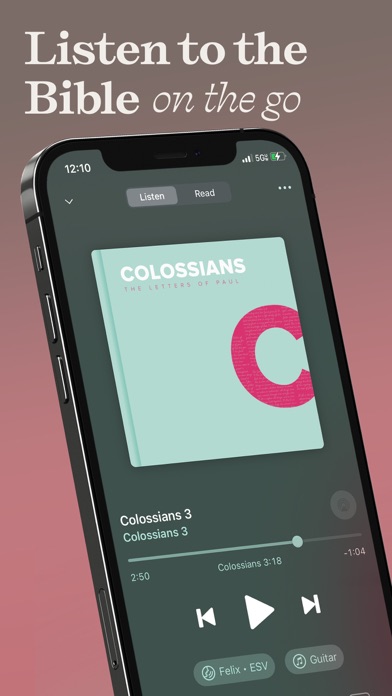 Dwell: Audio Bible App Store screenshot 1