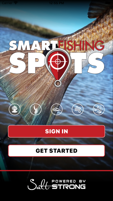Salt Strong: Fishing Spots App App Store screenshot 1