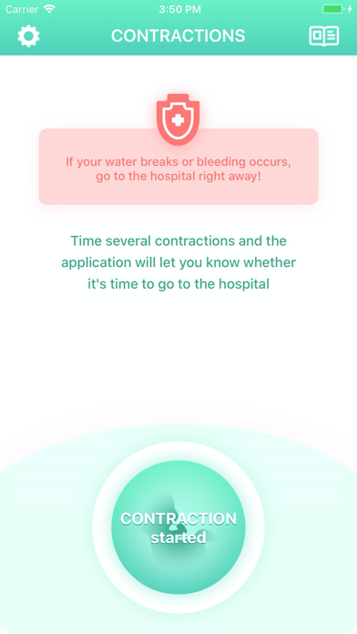 Contraction Timer & Counter 9m App Store screenshot 2