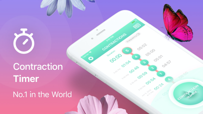 Contraction Timer & Counter 9m App Store screenshot 1