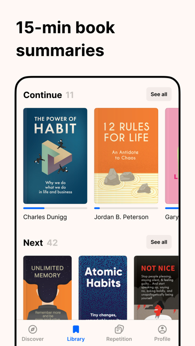 Headway - Daily Micro Learning App Store screenshot 2