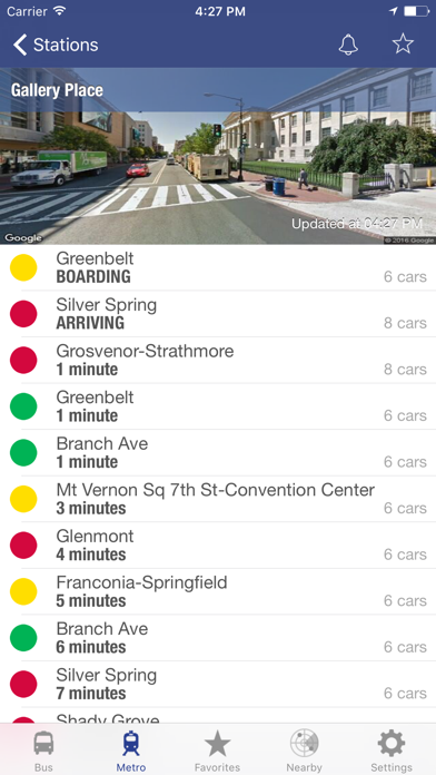 DC Metro and Bus - Tracker App Store screenshot 1