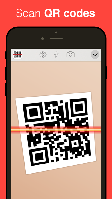 QR Reader for iPhone App Store screenshot 1