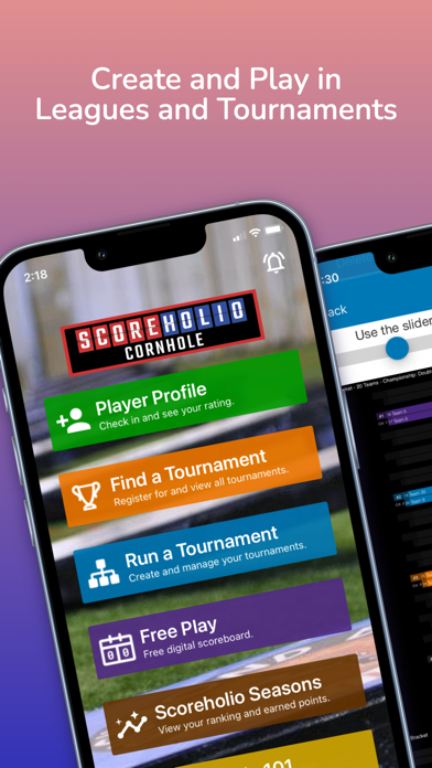 Scoreholio App Store screenshot 1