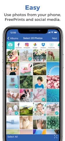 FreePrints Photobooks App Store screenshot 2