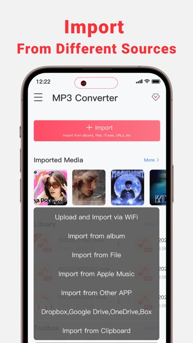 MP3 Converter : music editor App Store screenshot 1