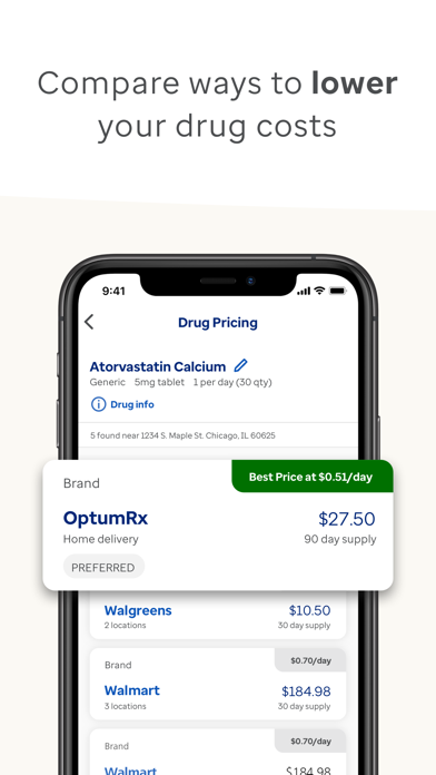 OptumRx App Store screenshot 2