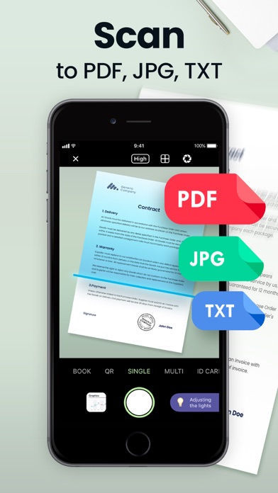 Scan Hero: PDF Scanner App Store screenshot 1