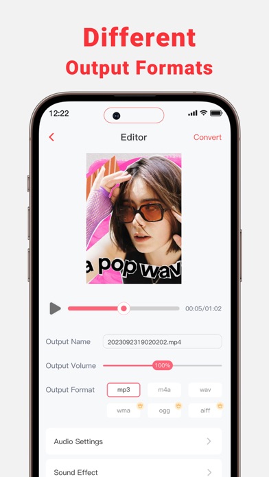 MP3 Converter : music editor App Store screenshot 2