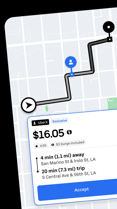 Uber - Driver: Drive & Deliver App Store screenshot 1