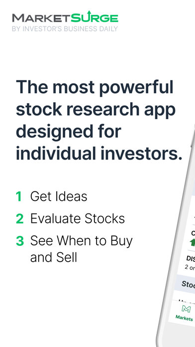 MarketSurge - Stock Research App Store screenshot 1