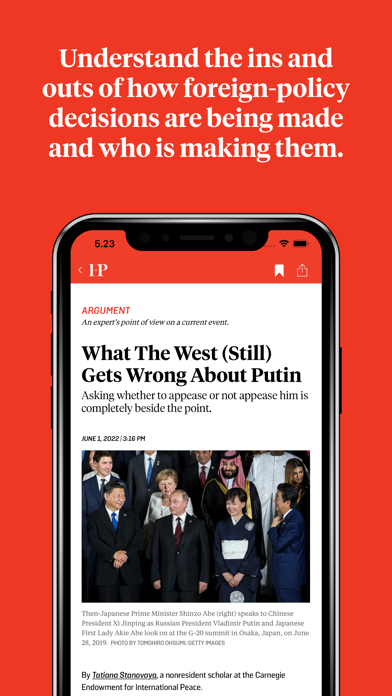 Foreign Policy News & Analysis App Store screenshot 2