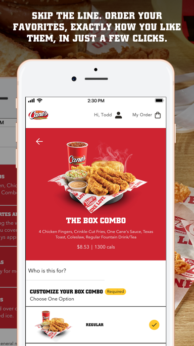 Raising Cane's Chicken Fingers App Store screenshot 2