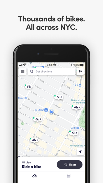 Citi Bike App Store screenshot 2