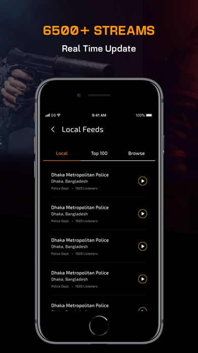 Police Scanner App, live radio App Store screenshot 2
