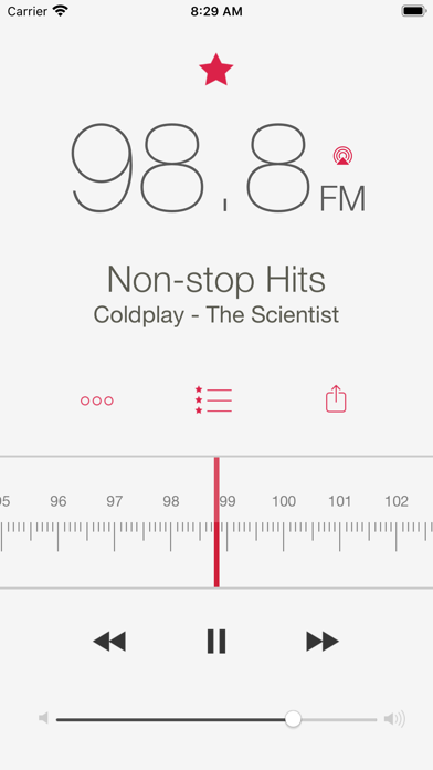 RadioApp - A Simple Radio App App Store screenshot 2