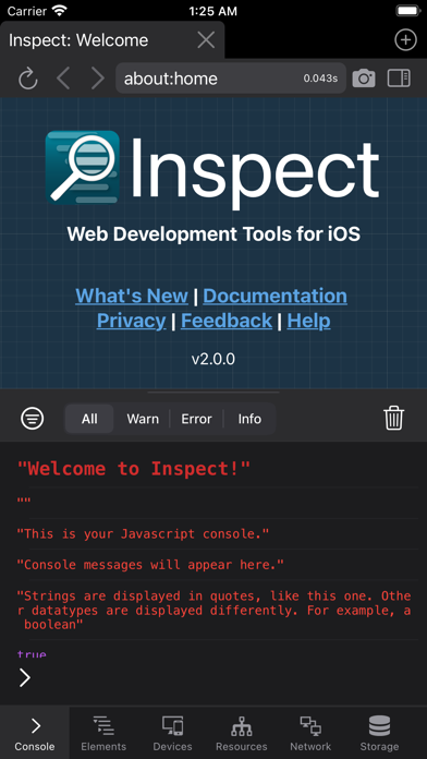 Inspect Browser App Store screenshot 1