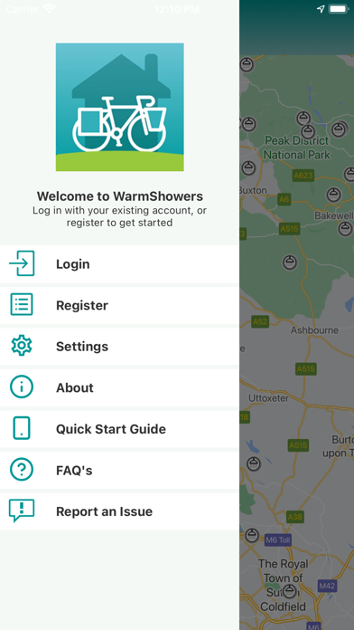 Warmshowers App App Store screenshot 2