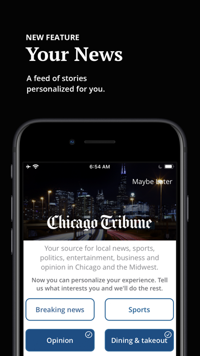 Chicago Tribune App Store screenshot 2