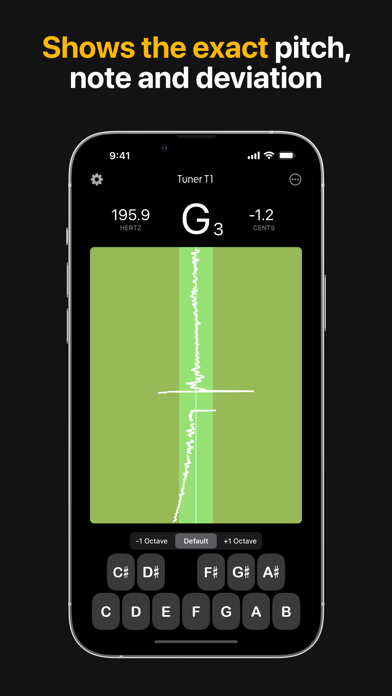 Tuner T1 App Store screenshot 2